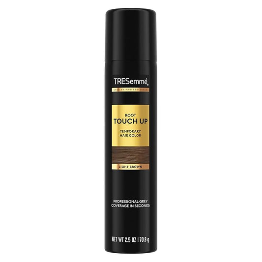 TRESemmé Root Touch-Up, Temporary Hair Color, Light Brown Hair Ammonia-free, Peroxide-free Root Cover Up Spray 2.5 oz