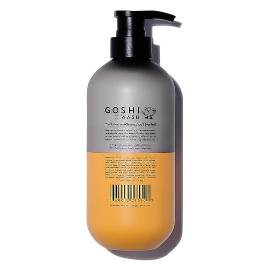 GOSHI Super Vitamin Body Wash 20 oz - pH-Balanced Exfoliating Body Wash for Men and Women - For All Skin Types