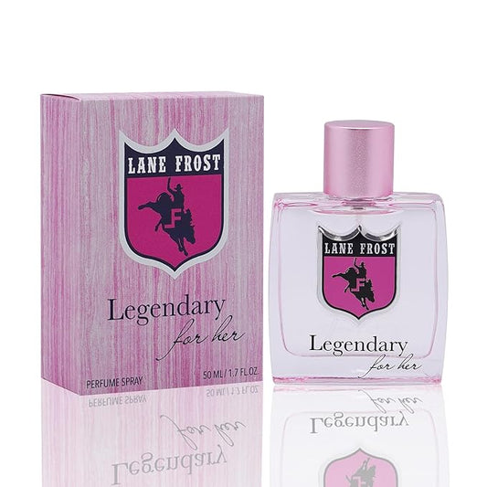 Lane Frost Legendary For Her Perfume - Western-Inspired Women’s Fragrance with Plum, Vanilla, and Amber - Long Lasting Feminine Perfume Spray - Modern Floral Scent for the Confident Cowgirl