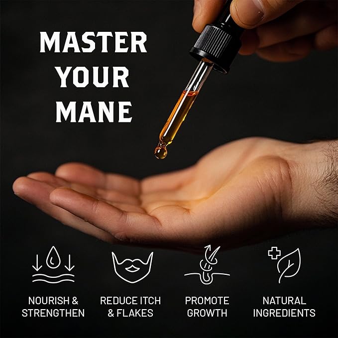 Leven Rose Beard Oil for Men and Beard Softener 100% Pure Natural for Bearded Men, Mustaches, and Moisturized Skin 1 oz by Ranger Grooming Co