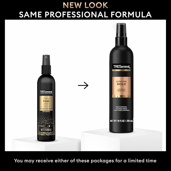 TRESemmé Non-Aero Hairspray Pack of 6 Ultra Fine for 24-Hour Frizz Control 10 Fl Oz