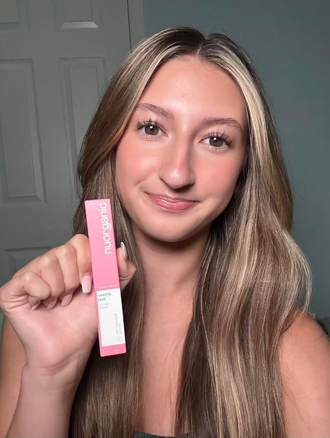 nuorganic Lash Growth Serum for Longer & Thicker Lashes in 30 Days - Vegan & Cruelty-Free (0.1 fl.Oz)