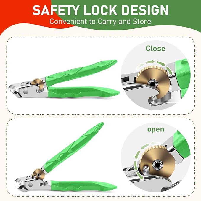Toenail Clippers for Thick Toenails for Seniors, Christmas Stocking Stuffers, Wide Jaw Opening Nail Clippers, Heavy Duty Ingrown Toenail Clippers Nail Cutters, Sharp Slanted Nail Clippers, Dual Green