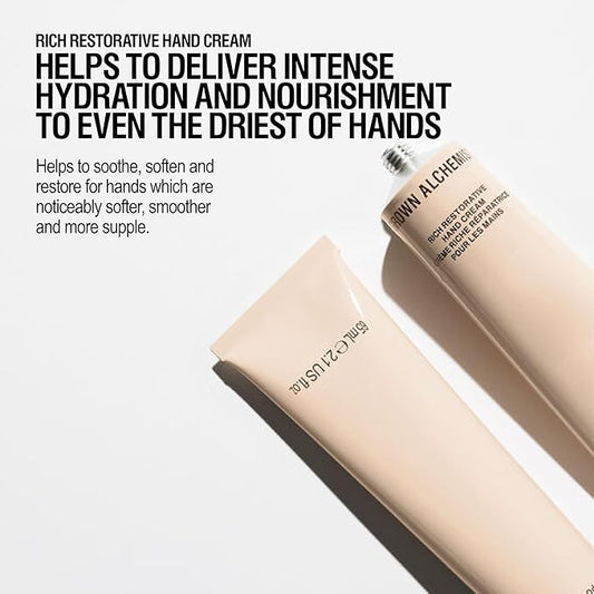 Grown Alchemist Rich Restorative Hand Cream for Dry Skin – Deep Hydration Hand Lotion for Women & Men with Argan, Rosehip & Sea Buckthorn Oils- Moisturizing, Non-Greasy & Vegan, 65mL