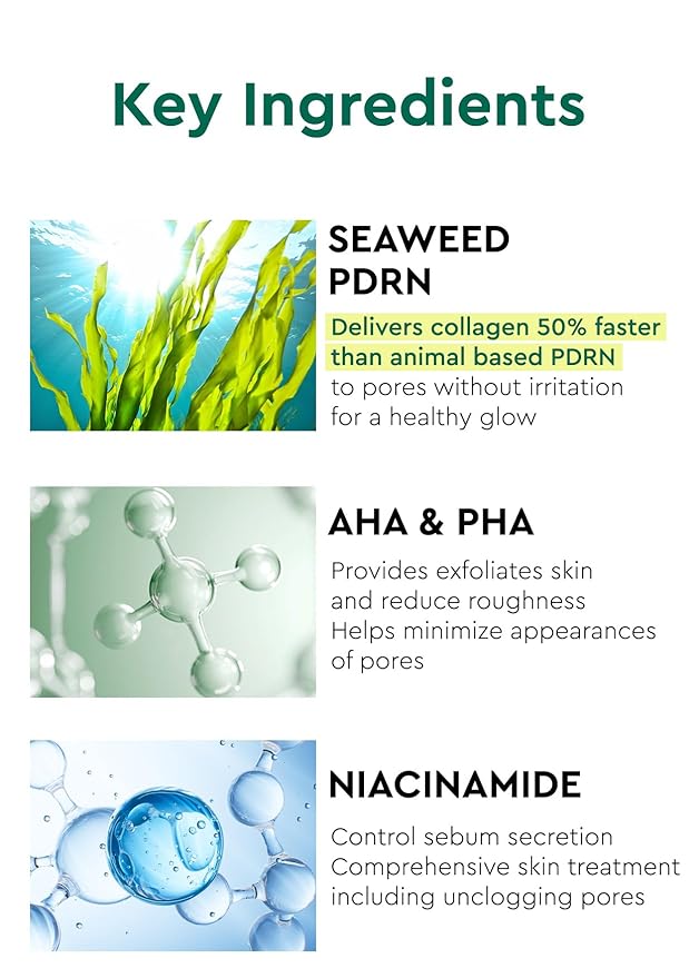 Bewants Seaweed PDRN Peel-Off Wrapping Jelly Mask (3.38 fl oz) – Includes Spatula & Headband | AHA, BHA & Niacinamide Facial Mask | Pore-Minimizing, Smooth-Texture Skin | 1 Pack