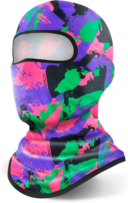 YESLIFE UPF 50+ Balaclava Ski Mask, Motorcycle UV Protector, Motorcycle Helmets Face Mask for Men and Women