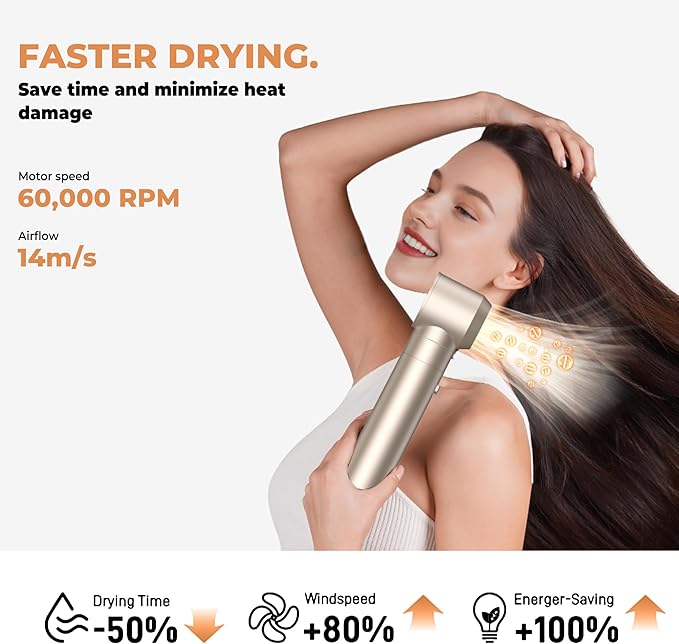 5 in 1 Blow Dryer Brush Set,Hot Air Styler Negative Ion Air Curling Wrap Air Curler, Round Brush Blow Dryer Curling Iron Hair Styling Tools Gift for Dry,Volumize, Straight,Curl,100-120V