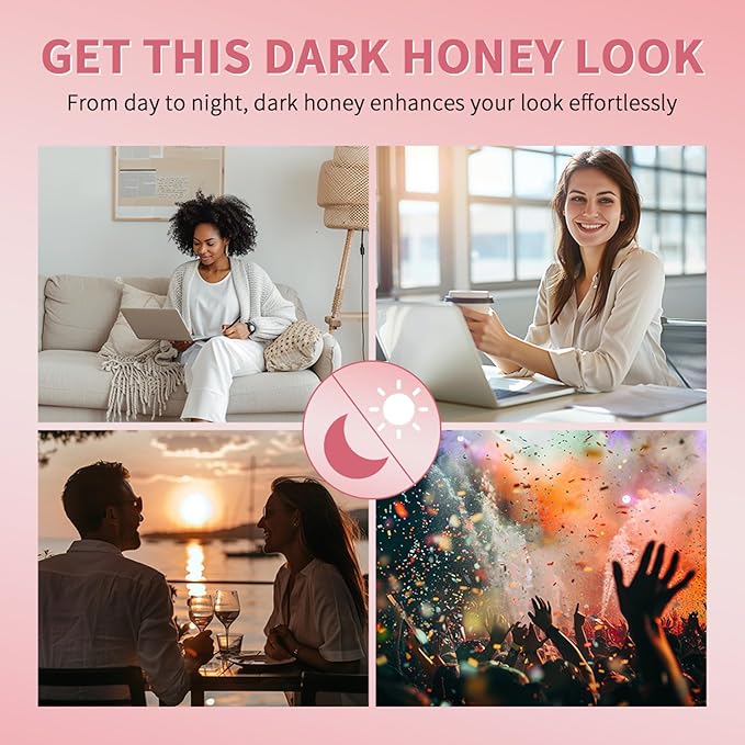 Pink Honey Lipstick Tinted Lip Balm - Sheer Hydrating Lipstick for All Skin Tones - Moisturizing Lip Color, Nourishing Lip Balm with Natural Black Cherry Tint