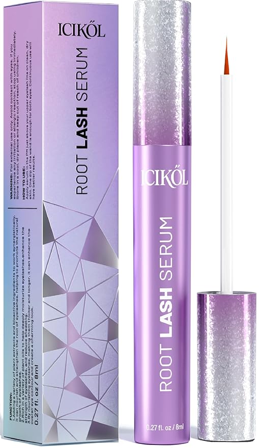 Lash Serum for Eyelash Growth, Premium Lash Enhancing Serum for Women & Men with Advanced Formula Volumizing Longer Fuller and Thicker Looking Lashes, Vegan & Cruelty-Free