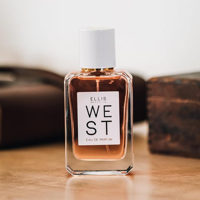 Ellis Brooklyn WEST Eau de Parfum, Citrus-Inspired Women’s Perfume with Blood Orange, Pear Blossom & Vetiver, Clean, Vegan, Cruelty-Free Fragrance, Made in the USA, 50ml / 1.7oz