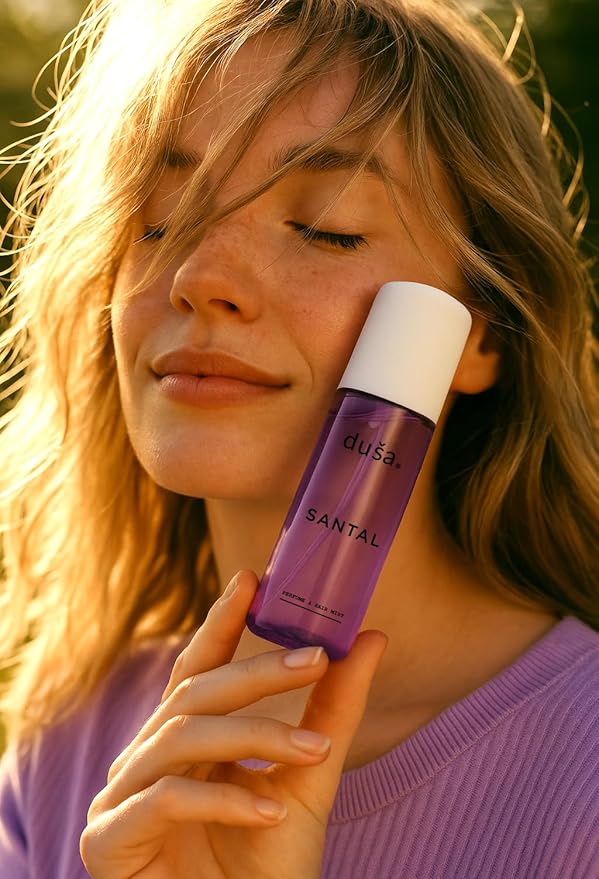 DUSA Santal Hair Perfume & Body Mist for Women – Long Lasting Body and Hair Mist, Vacation Spray & Perfume para el Cabello de Mujer with Nourishing Oil, 100 ml