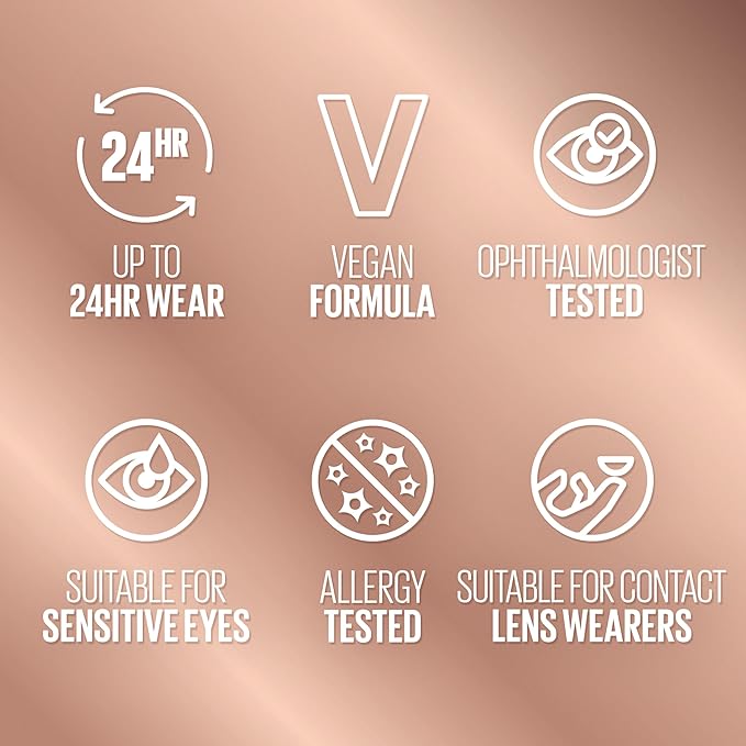 Maybelline Lash Sensational Body Washable Mascara, Volume and Length Formula for 24HR Lash Lift, Smudge and Clump-Resistant, Very Black