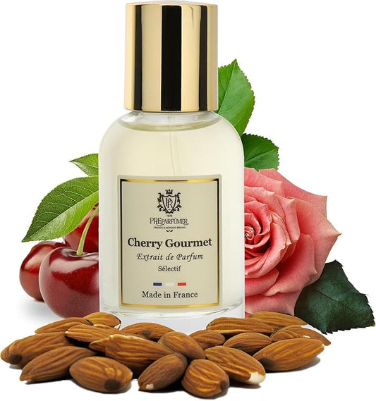 PREparfume From France Cherry Gourmet for Women 30ml – Fruity Gourmand Scent – Luxury Fragrance with Cherry Liqueur, Almond – Long Lasting Perfume With Vanilla and Rose Notes