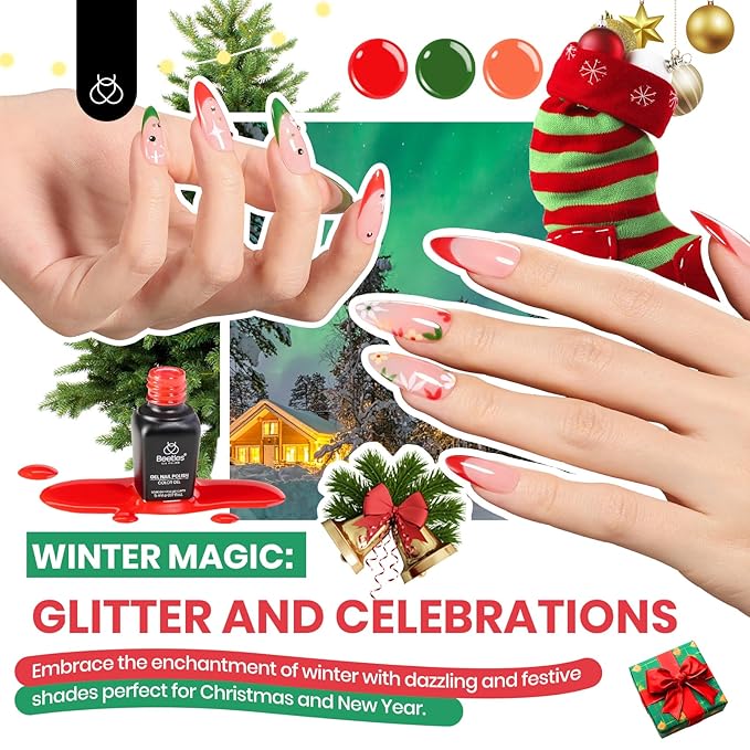 Beetles Gel Nail Polish Kit with U V Light 85Pcs, 55 Colors Seasonal Symphony Set with Diamond Decorations & Manicure Art Stickers and Tools Soak Off for All Season