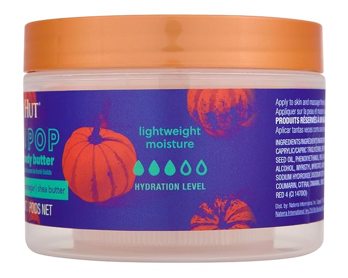 Tree Hut Pumpkin Pop Whipped Shea Body Butter | Long-lasting Hydration Leaves Skin Feeling Soft & Moisturized | Limited Edition Fall | Nourishing Essential Body Care | 8.4 fl oz.