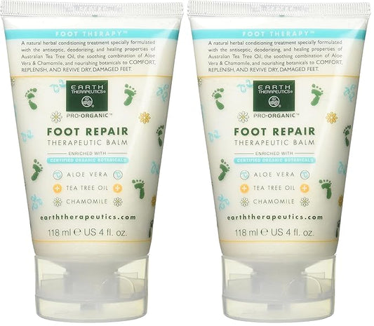 Foot Repair Balm Earth Therapeutics 4 oz Balm (Pack of 2)