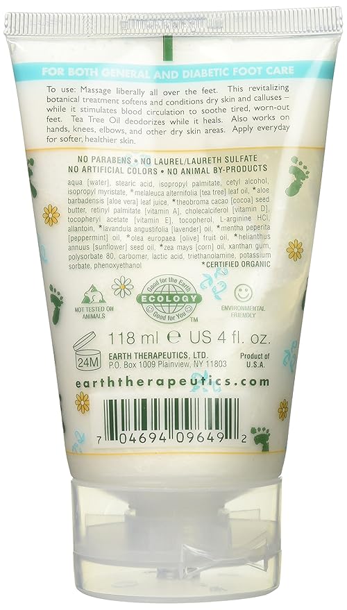 Foot Repair Balm Earth Therapeutics 4 oz Balm (Pack of 2)