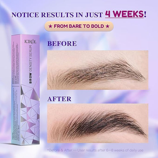 Eyebrow Growth Serum - Eyebrow Serum to Grow Brows with Advanced Formula to Boost Longer Fuller and Thicker Looking Eyebrows - Brow Serums 8ml Value Size - Vegan & Prostaglandin-Free