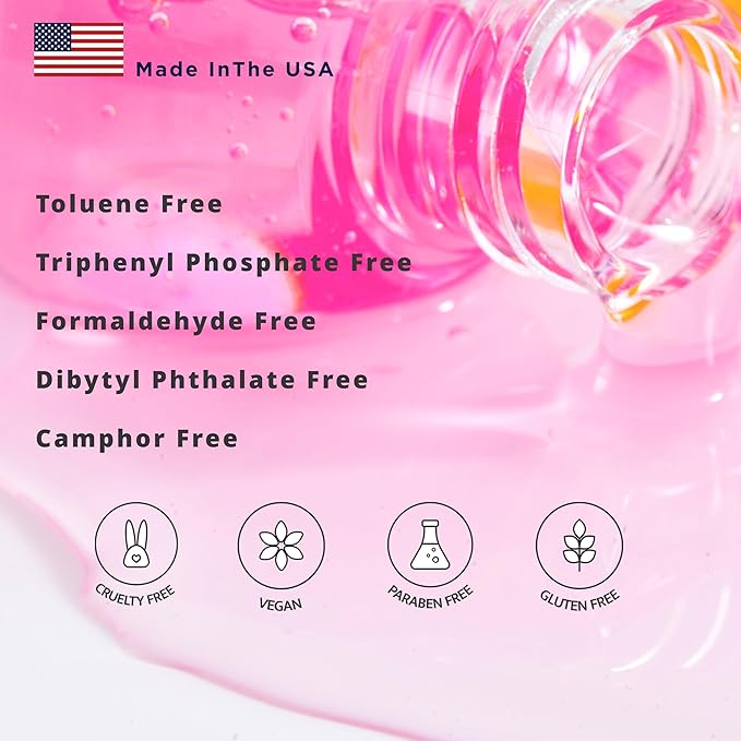 Perfect Formula Clear Gel Coat - Nail Strengthener, Keratin Treatment, Clear Nail Polish - Strengthener for Damaged Nails - Made In The USA .60 fl oz.