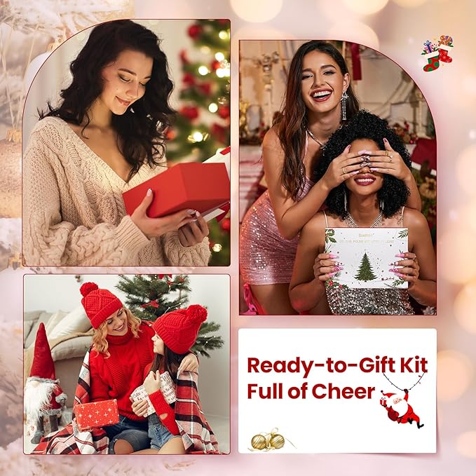 Beetles 67Pcs Gel Nail Polish Kit with U V Light Crystal Christmas Gifts for Women Teen Girls - 12 Colors Gel Nail Kit Cat Eye Red Glitter & Nails Stand Acrylic Holder Display Nails Stuff Manicure Set