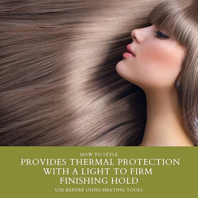 SMART SOLUTIONS Thermal Smooth n' Shine Spray, 5 oz.| Eliminates Frizz & Flyaway's | Non-Sticky