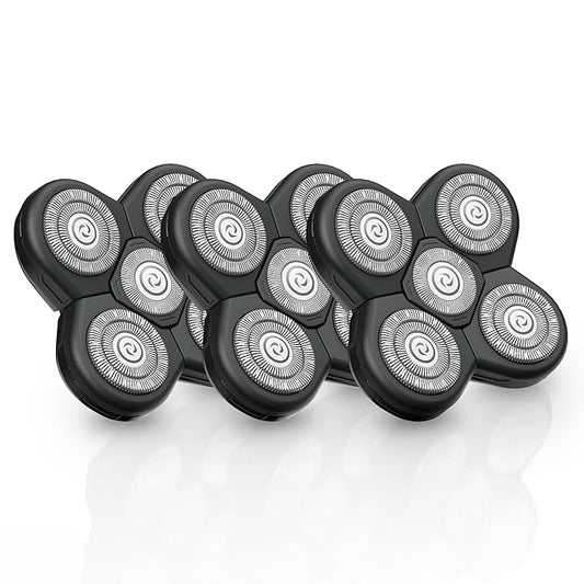 Freebird FlexSeries Official Blade 3 Pack Refills - No Irritation, Razor Bumps or Ingrown Hairs, Ultra-Sharp, Durable, ScalpSafe Design, QuickSnap Install, for 50 Shaves, Compatible with FlexSeries