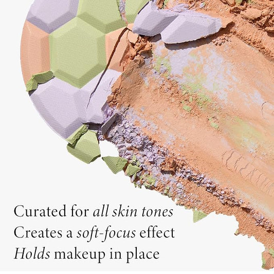 LAURA GELLER NEW YORK Filter Finish Pressed Neutralizing Setting Powder, Color Correcting For Even Tone, Universal