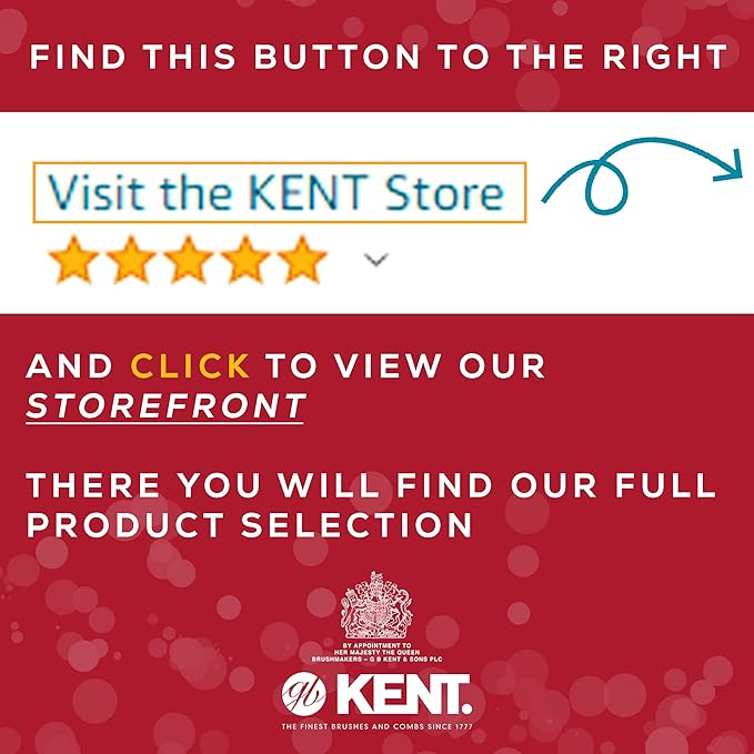 Kent Set of 3, 81T Small Beard and Mustache Comb, Fot All Fine Pocket Comb and PF22 Hair Brush and Beard Bruh, Best Beard and Mustache Grooming Kit for Travel and Home Beard Care, Made in England