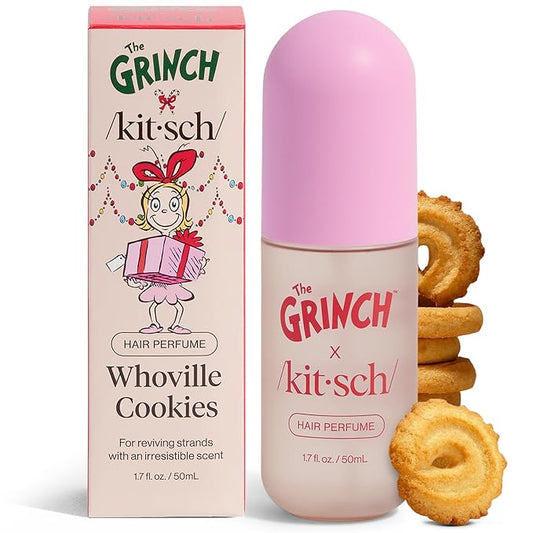 Kitsch Hair Perfume for Women - Clean, Deodorizing & Patented Odor-Eliminating Technology Hair Spray & Body Mist - Freshen Hair, Body & Pillows - Warm Cookie-Scented Hug - 50mL