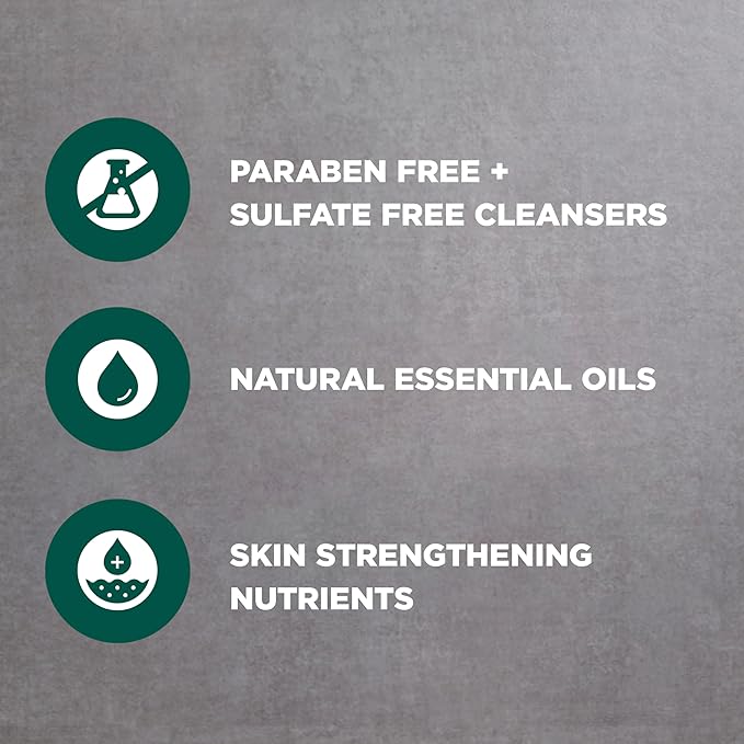 DOVE MEN + CARE Body and Face Scrub Eucalyptus Deeply Exfoliates for Hydrated & Nourished Skin 100% Gentle Cleanser, No Sulfate Cleansers or Parabens 9 oz