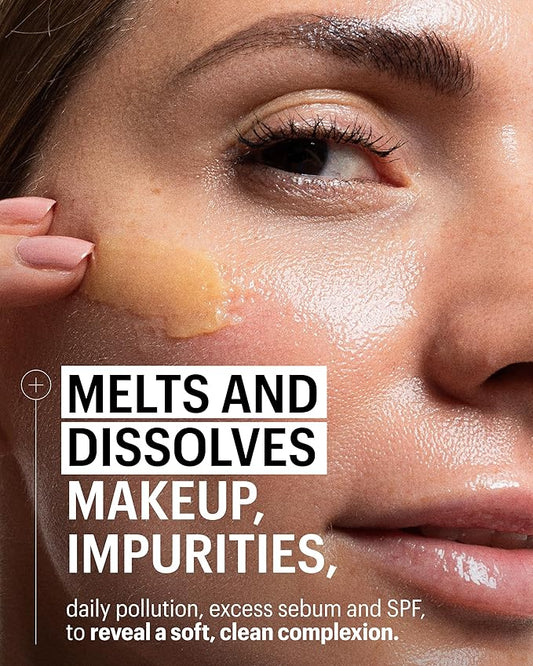 Allies of Skin Vitamin C & Omegas Cleansing Balm | Daily Makeup Remover to Dissolve Waterproof Mascara and SPF | Ophthalmologically Tested for Sensitive Eyes & Skin (3.4 Fl oz)