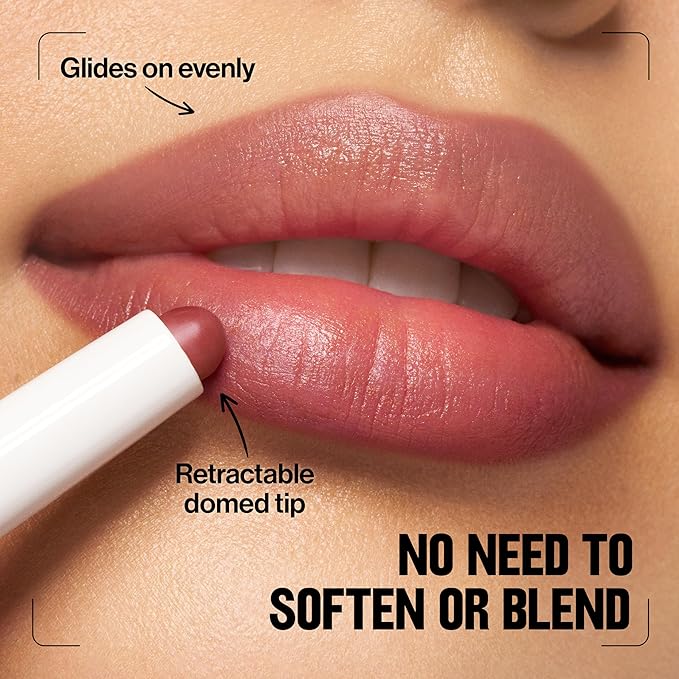 REVLON PhotoReady Blur Liner, Soft Matte Lip Makeup to Overline for Instant Natural, Fuller-Looking Lips, 005 Misty, 0.05 oz